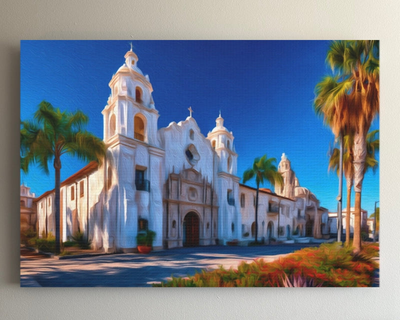 Mission Style Church Facade — San Diego, California