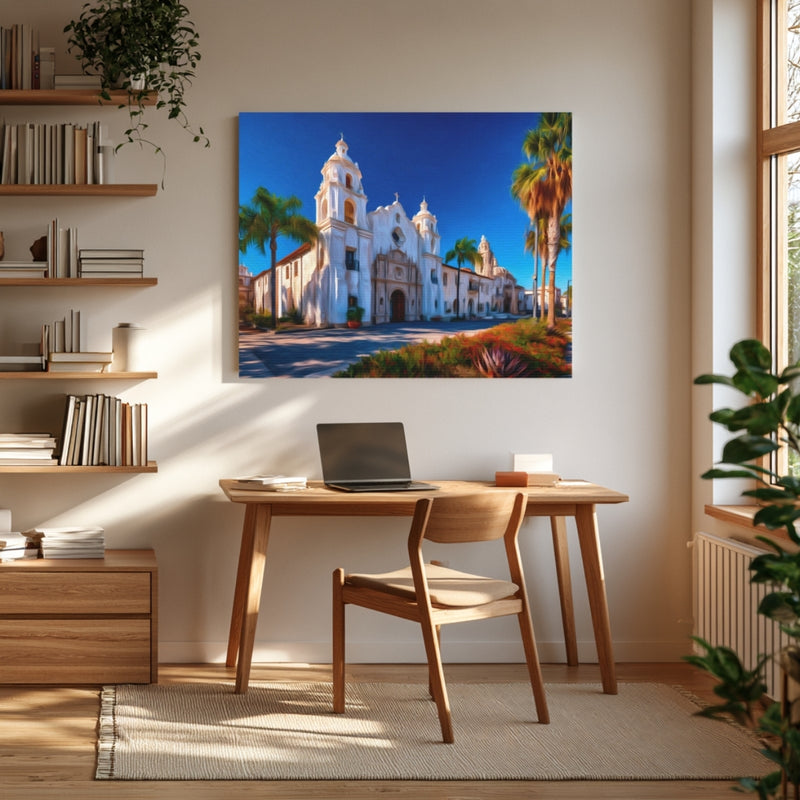 Mission Style Church Facade — San Diego, California, view 4