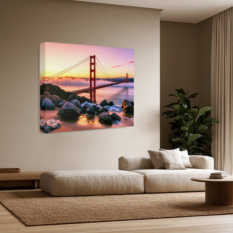 Golden Gate Bridge Sunset — San Francisco, California, view 3