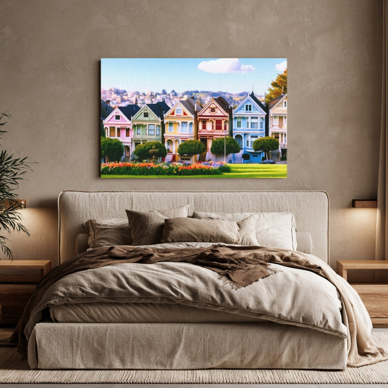 Victorian Row Houses Alamo Square — San Francisco, California, view 6