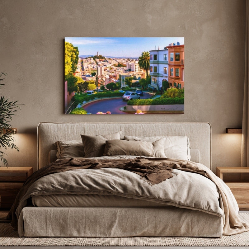 Lombard Street Hairpin Curves — San Francisco, California, view 6