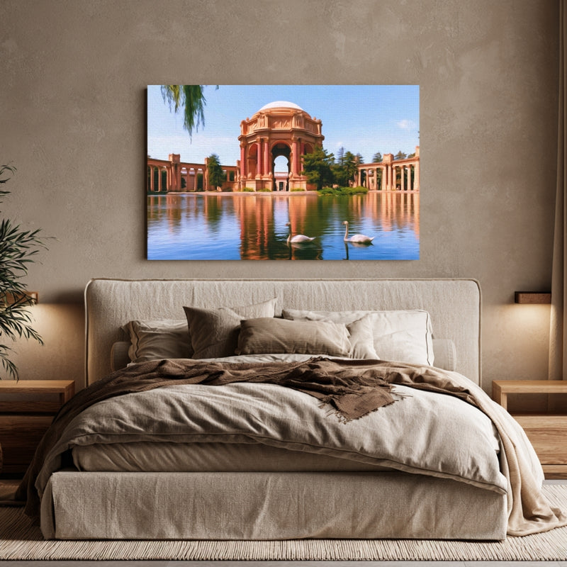 Palace of Fine Arts Lagoon — San Francisco, California, view 6