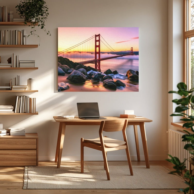 Golden Gate Bridge Sunset — San Francisco, California, view 4