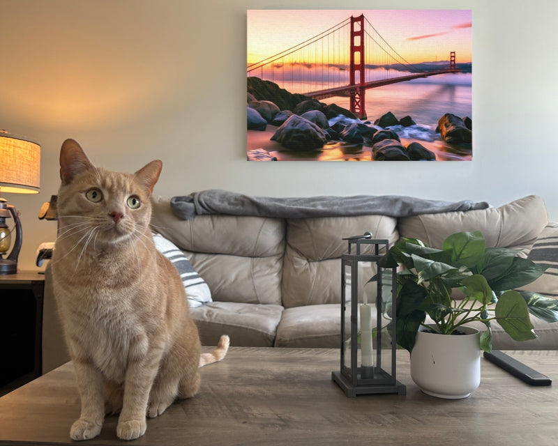 Golden Gate Bridge Sunset — San Francisco, California, view 2