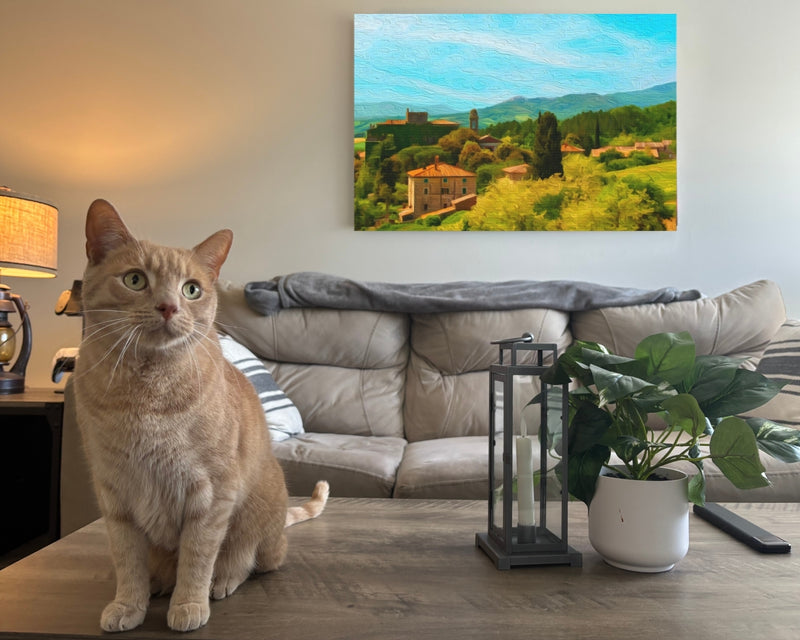Tuscan Village Landscape — San Gimignano, Italy, view 2