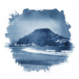 San Sebastian canvas wall art