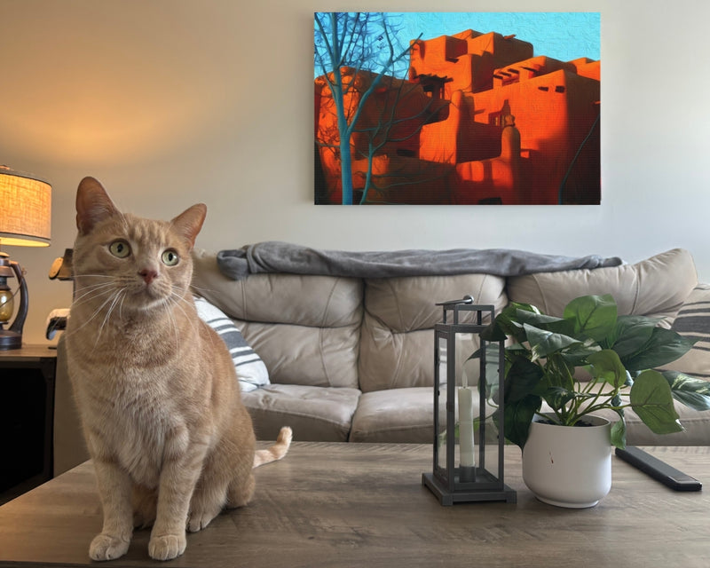 Adobe Pueblo Architecture — Santa Fe, New Mexico, view 2