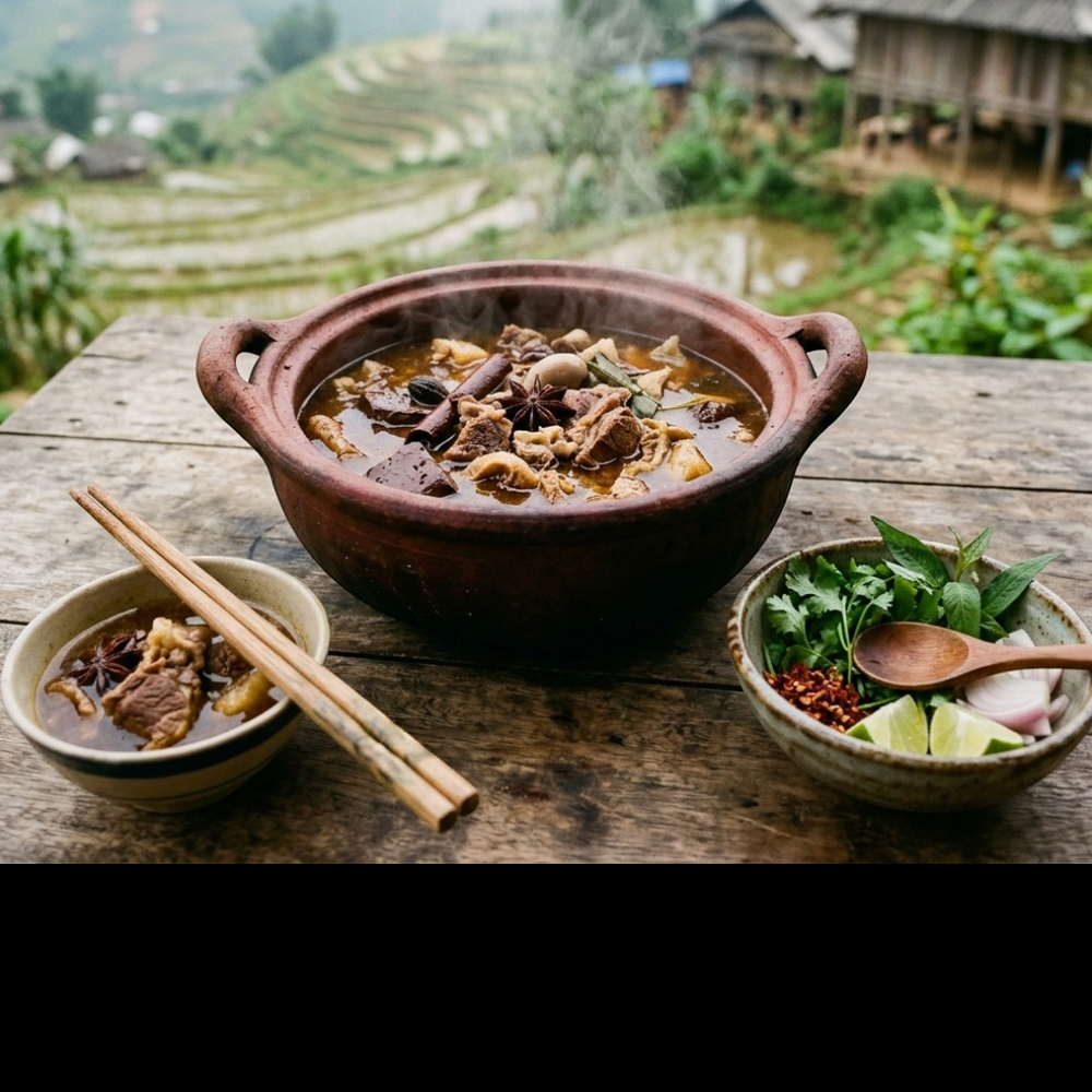 Local cuisine study in Sapa, Vietnam
