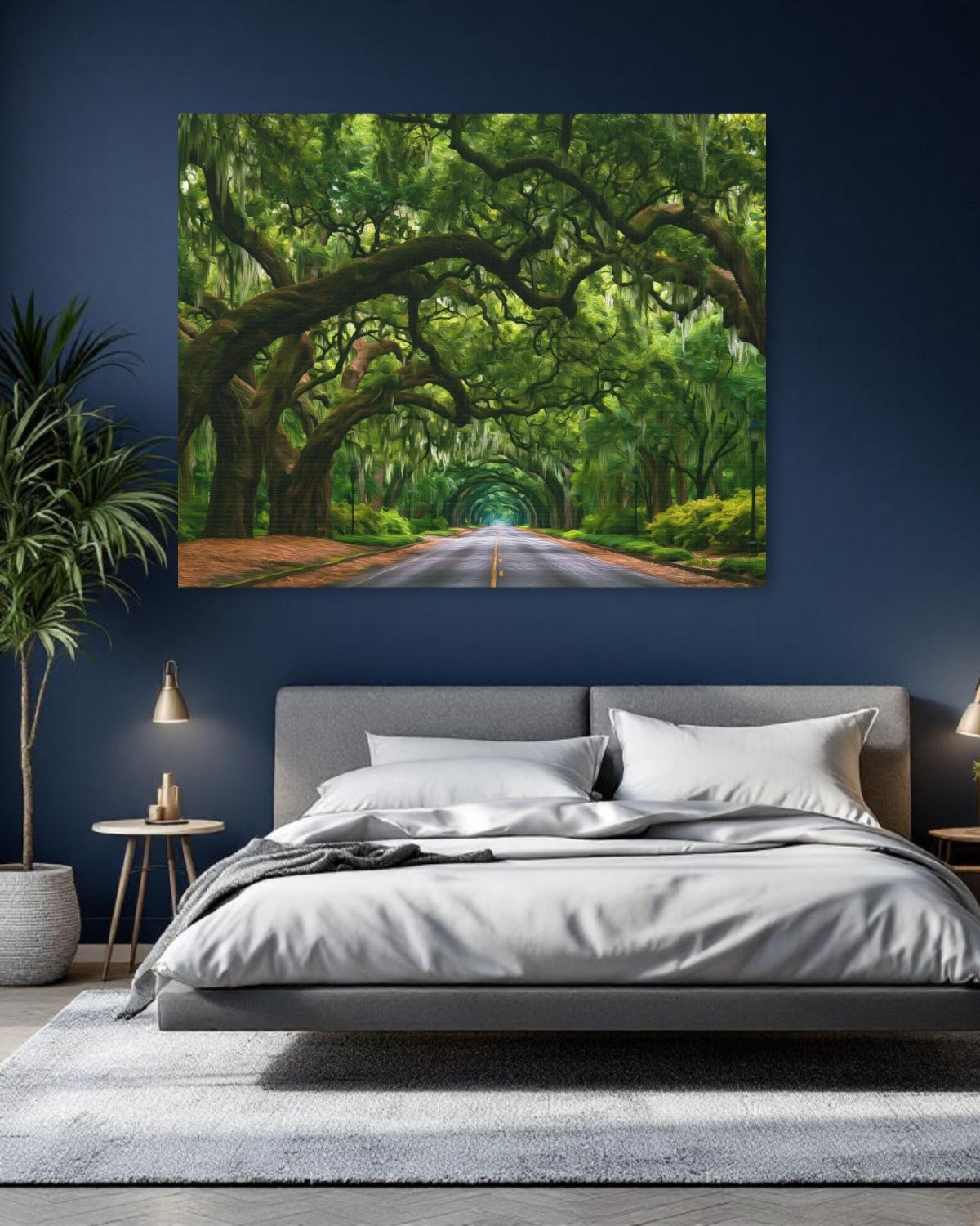 Savannah, Georgia | Wormsloe Historic Site Oaks | Original Series Gallery Canvas detail