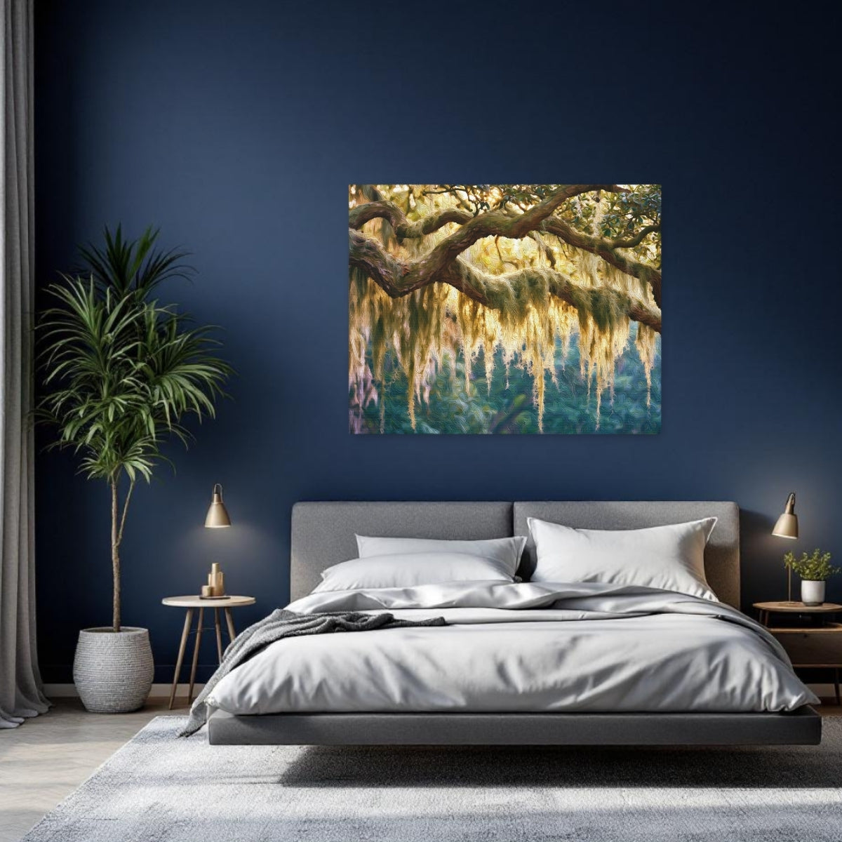 Savannah, Georgia | Live Oak Spanish Moss Savannah | Original Series Gallery Canvas detail