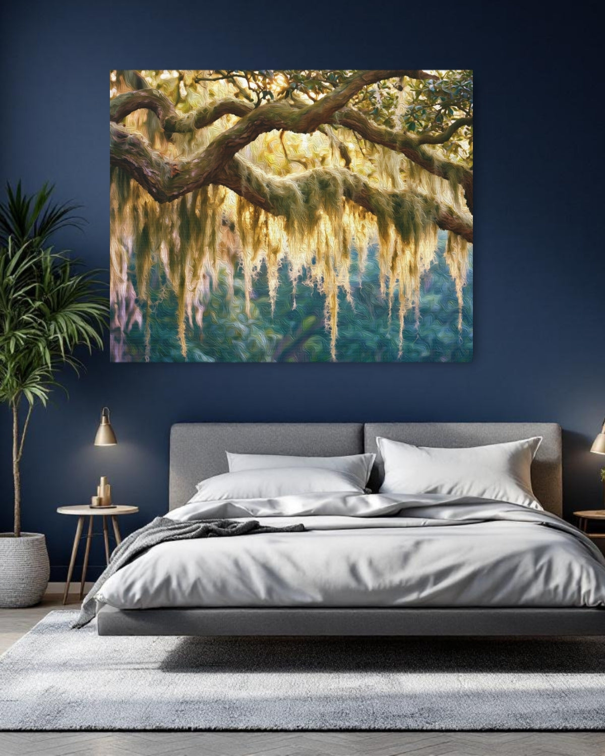 Savannah, Georgia | Live Oak Spanish Moss Savannah | Original Series Gallery Canvas detail