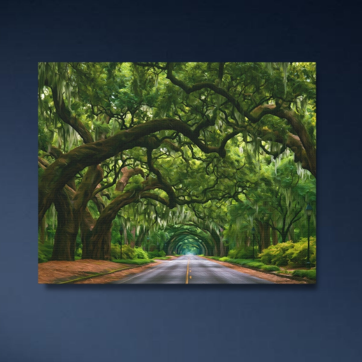 Savannah, Georgia | Wormsloe Historic Site Oaks | Original Series Gallery Canvas close-up detail