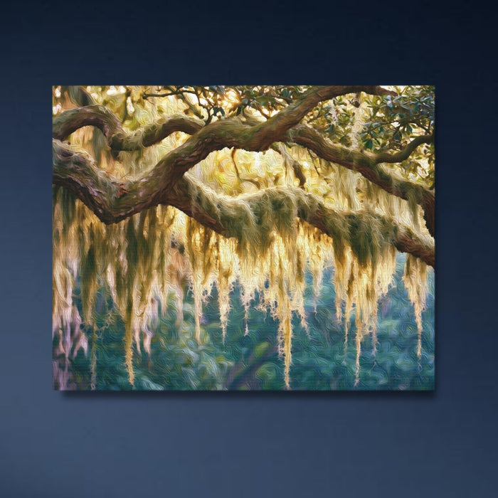 Savannah, Georgia | Live Oak Spanish Moss Savannah | Original Series Gallery Canvas