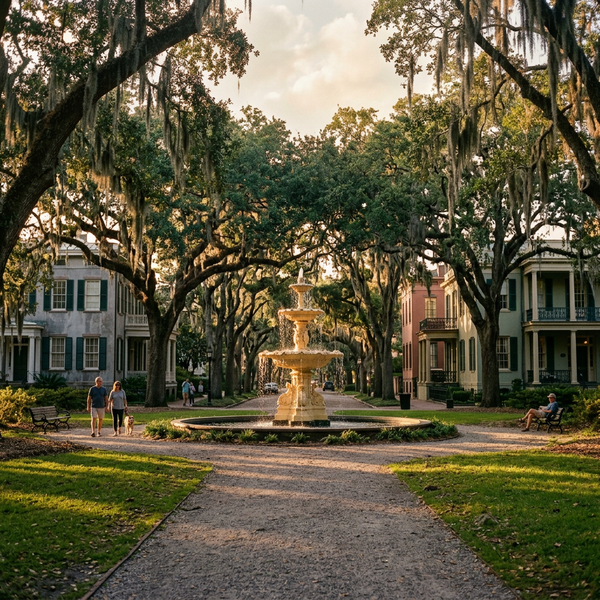 Botanical and pigment specimen study for Savannah Historic District, Georgia