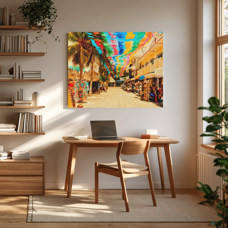 Colorful Village Market Street — Sayulita, Mexico, view 4
