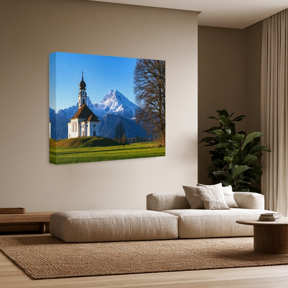 Maria Gern Church Watzmann — Schwangau, Germany, view 2
