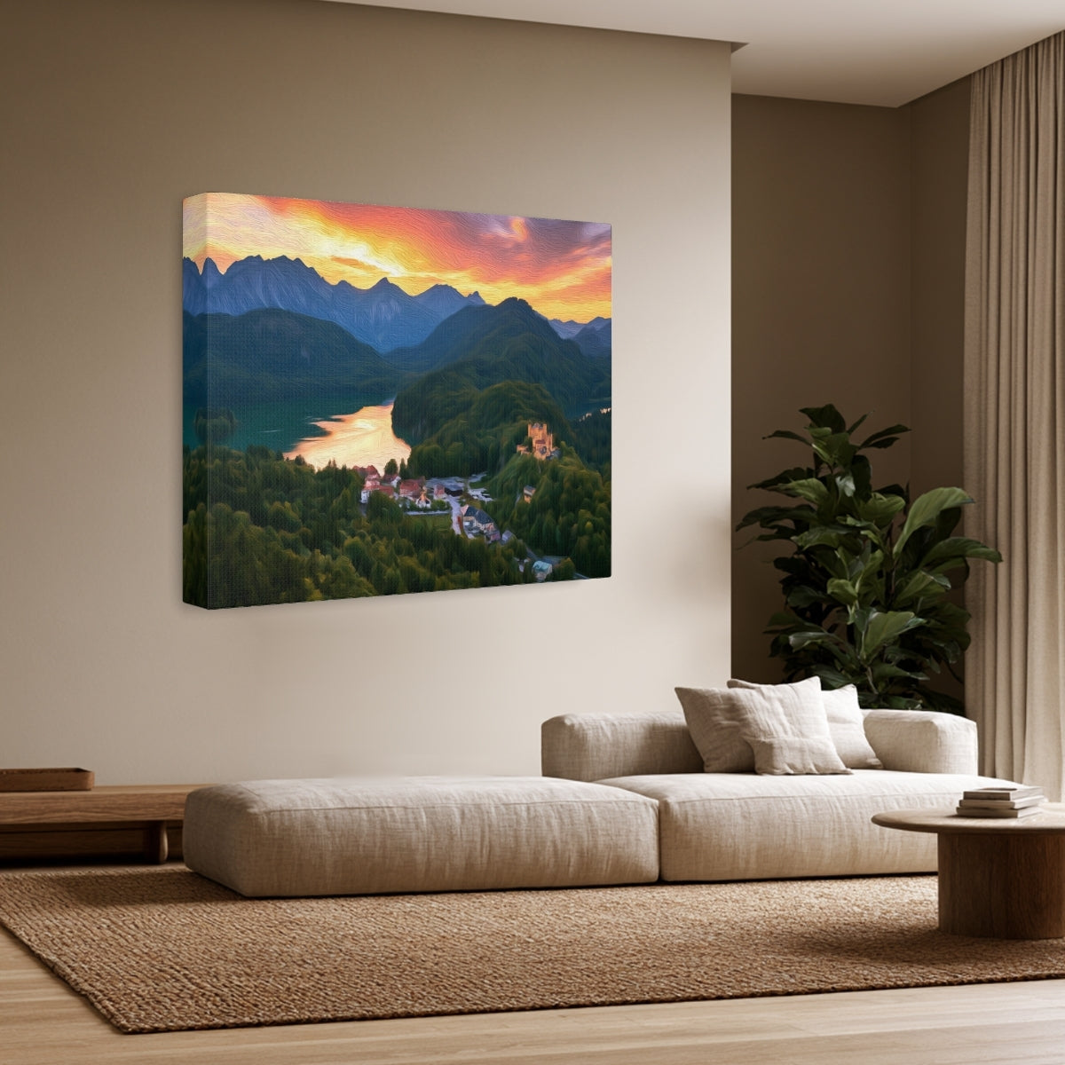 Hohes Schloss Fussen Hilltop Castle — Schwangau, Germany, view 2
