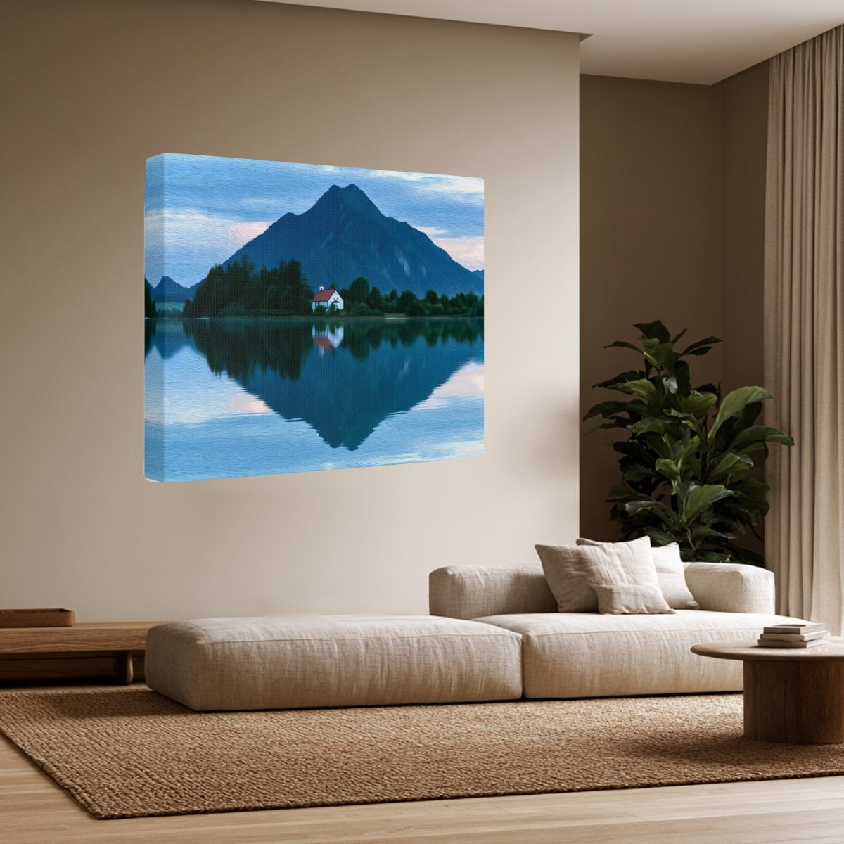 Alpsee Lake Mountain Reflection — Schwangau, Germany, view 2