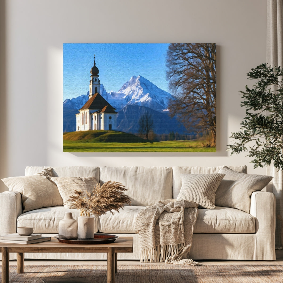 Maria Gern Church Watzmann — Schwangau, Germany, view 1