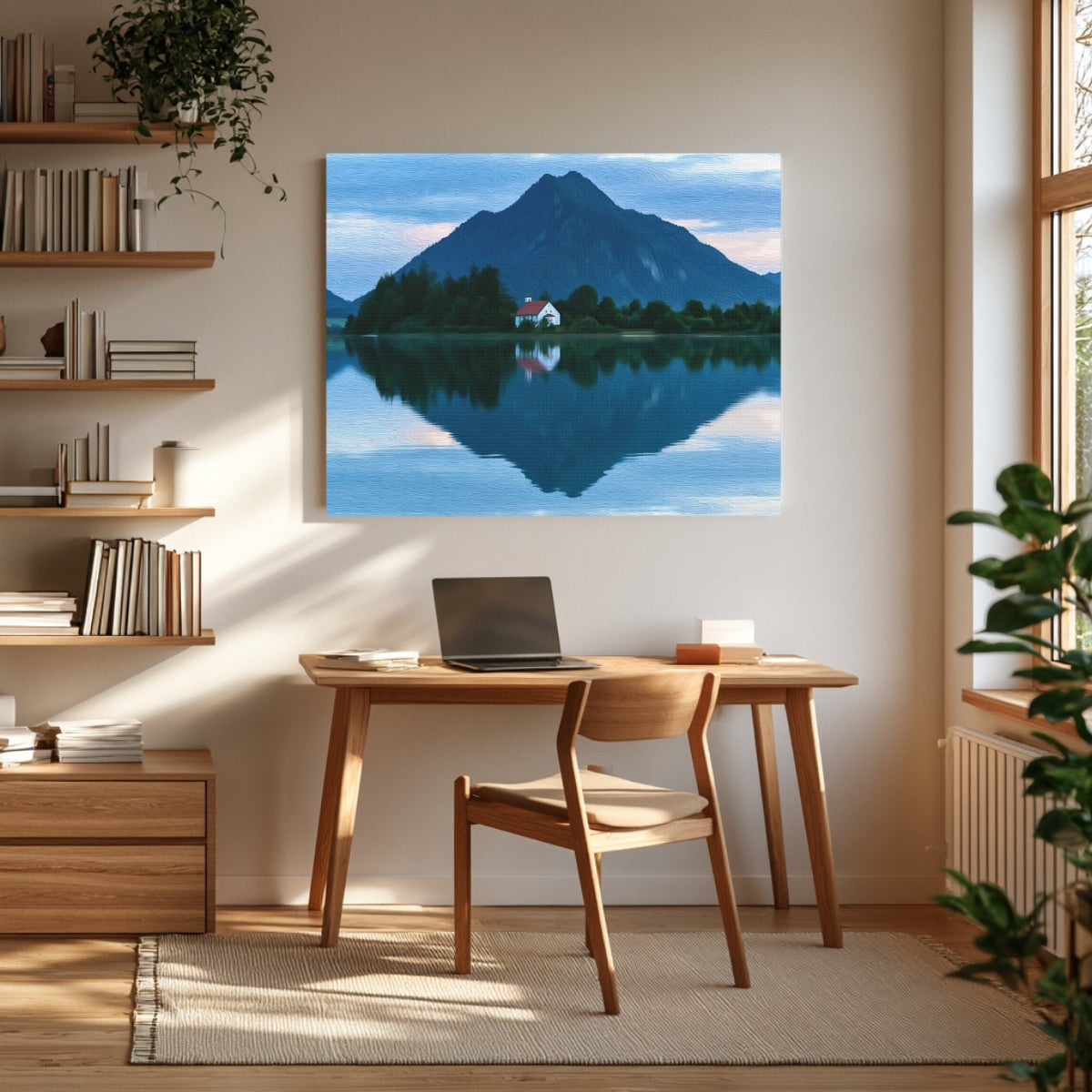 Alpsee Lake Mountain Reflection — Schwangau, Germany, view 3