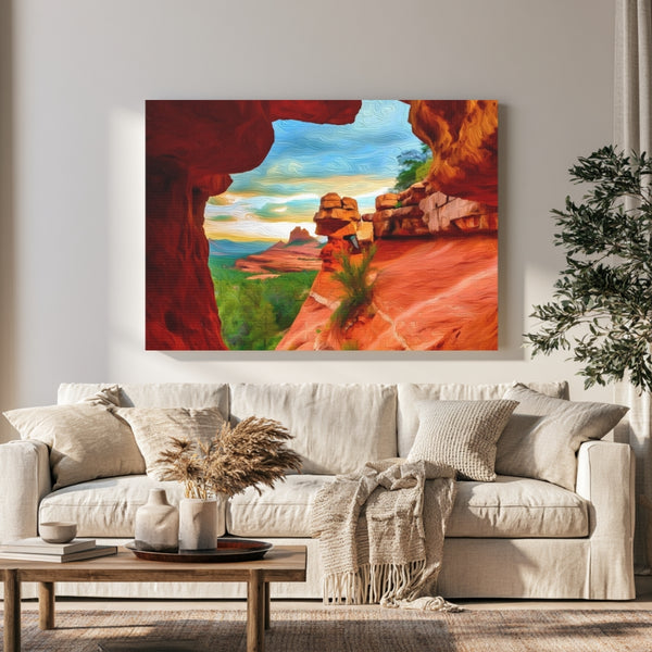 Red Rock Cave Arch Vista