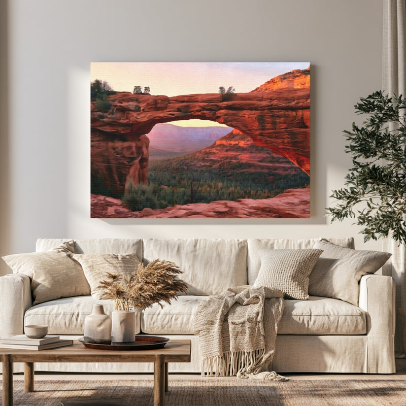 Sedona Natural Rock Arch in a room — Sedona, Arizona
