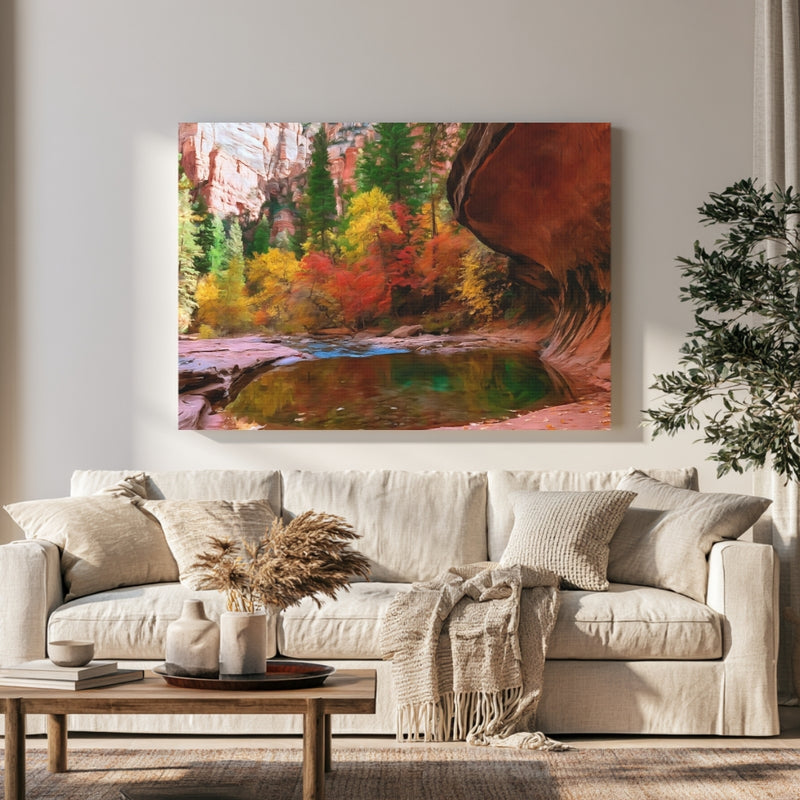 West Fork Oak Creek Canyon in a room — Sedona, Arizona