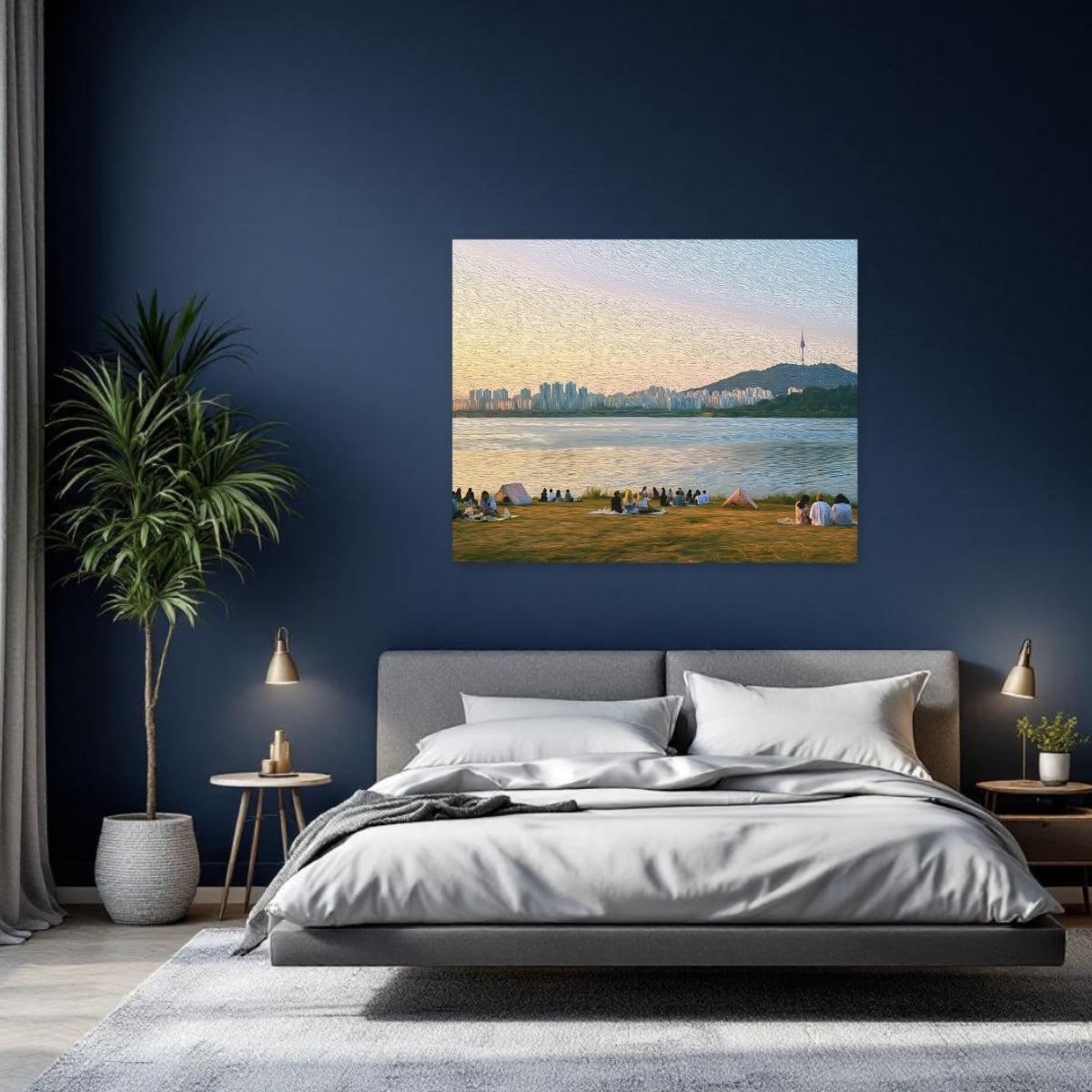 Han River Seoul Skyline — Seoul, South Korea, study 2