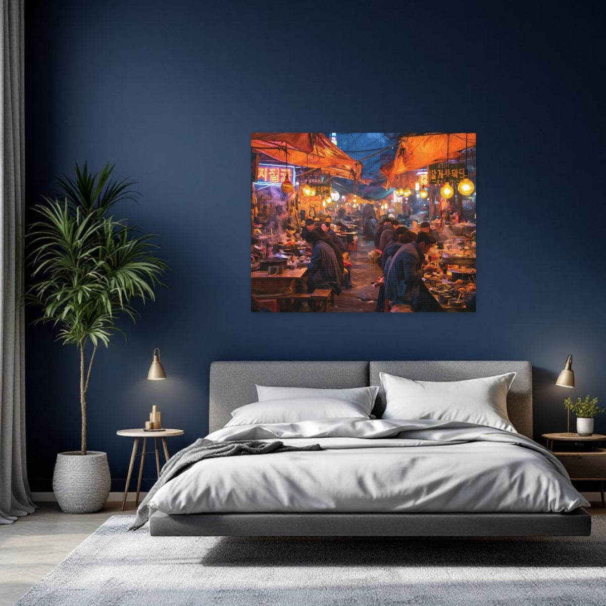 Gwangjang Market Night Stalls — Seoul, South Korea, study 2