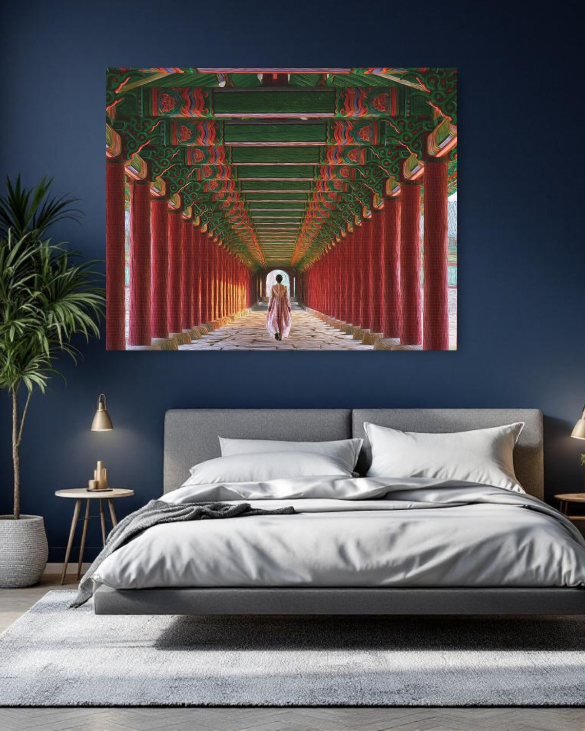 Gyeongbokgung Palace Corridor — Seoul, South Korea, study 1