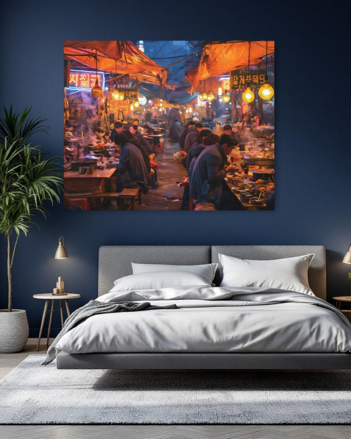 Gwangjang Market Night Stalls — Seoul, South Korea, study 1