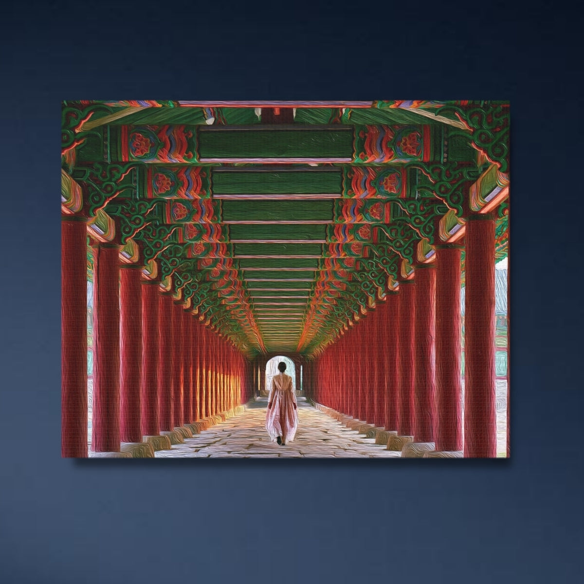 Gyeongbokgung Palace Corridor — Seoul, South Korea, study 4