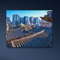 Bukchon Hanok Village Rooftops — close-up thumbnail