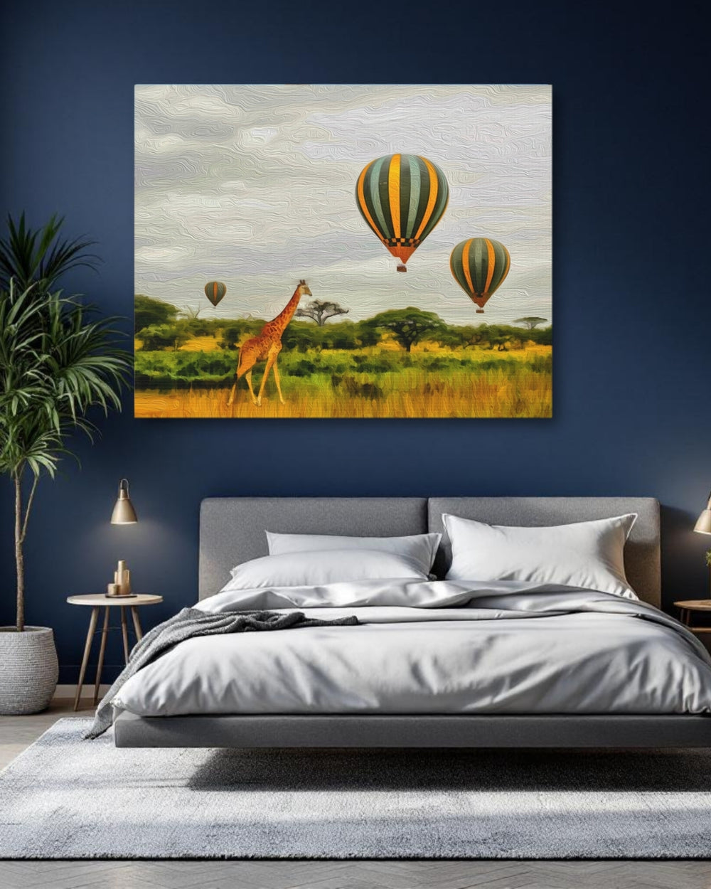 Serengeti, Tanzania | Savanna Balloon Safari | Original Series Gallery Canvas detail