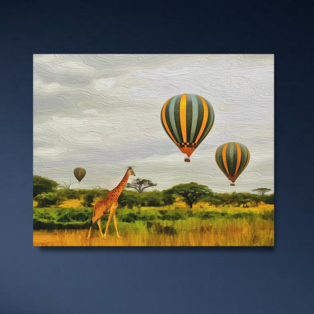 Serengeti, Tanzania | Savanna Balloon Safari | Original Series Gallery Canvas detail