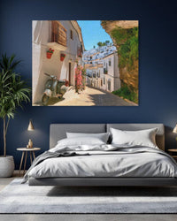 White Village Narrow Street — study 1 thumbnail