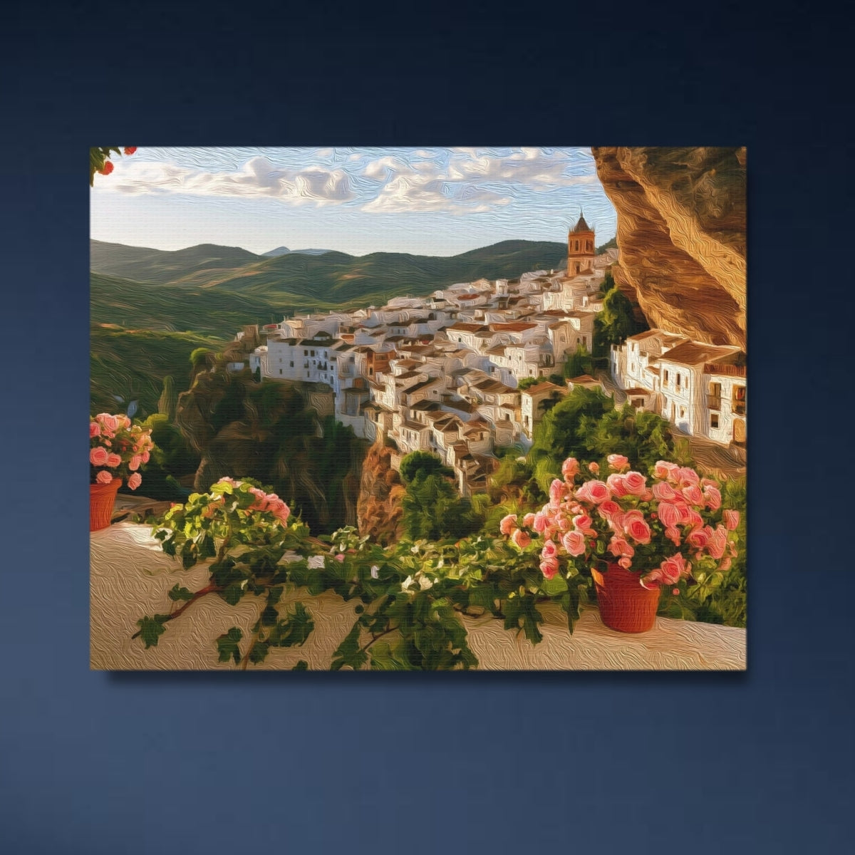 Setenil de las Bodegas White Village — Setenil de las Bodegas, Spain, close-up detail