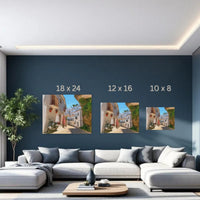White Village Narrow Street — study 3 thumbnail