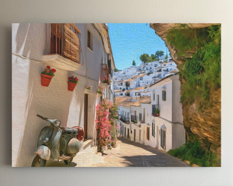 Calle Cuevas de la Sombra Vespa Alley — Setenil de las Bodegas, Spain