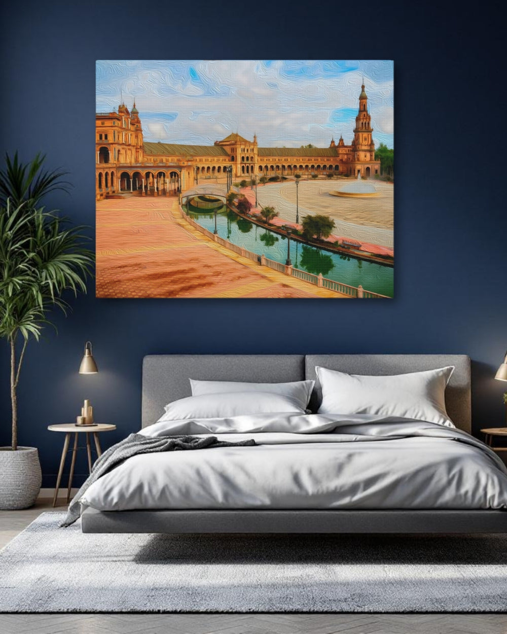 Seville, Spain | Plaza de España Seville | Original Series Gallery Canvas detail
