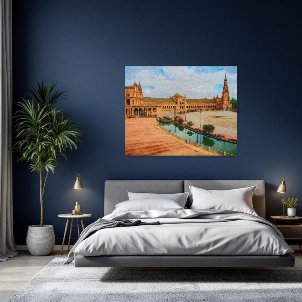 Seville, Spain | Plaza de España Seville | Original Series Gallery Canvas detail