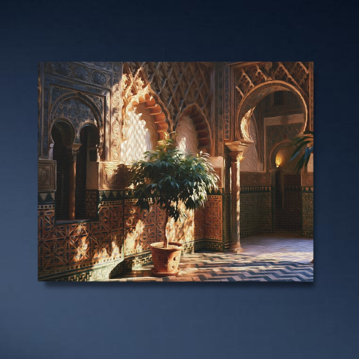 Real Alcazar Palace Interior — Seville, Spain, study 4