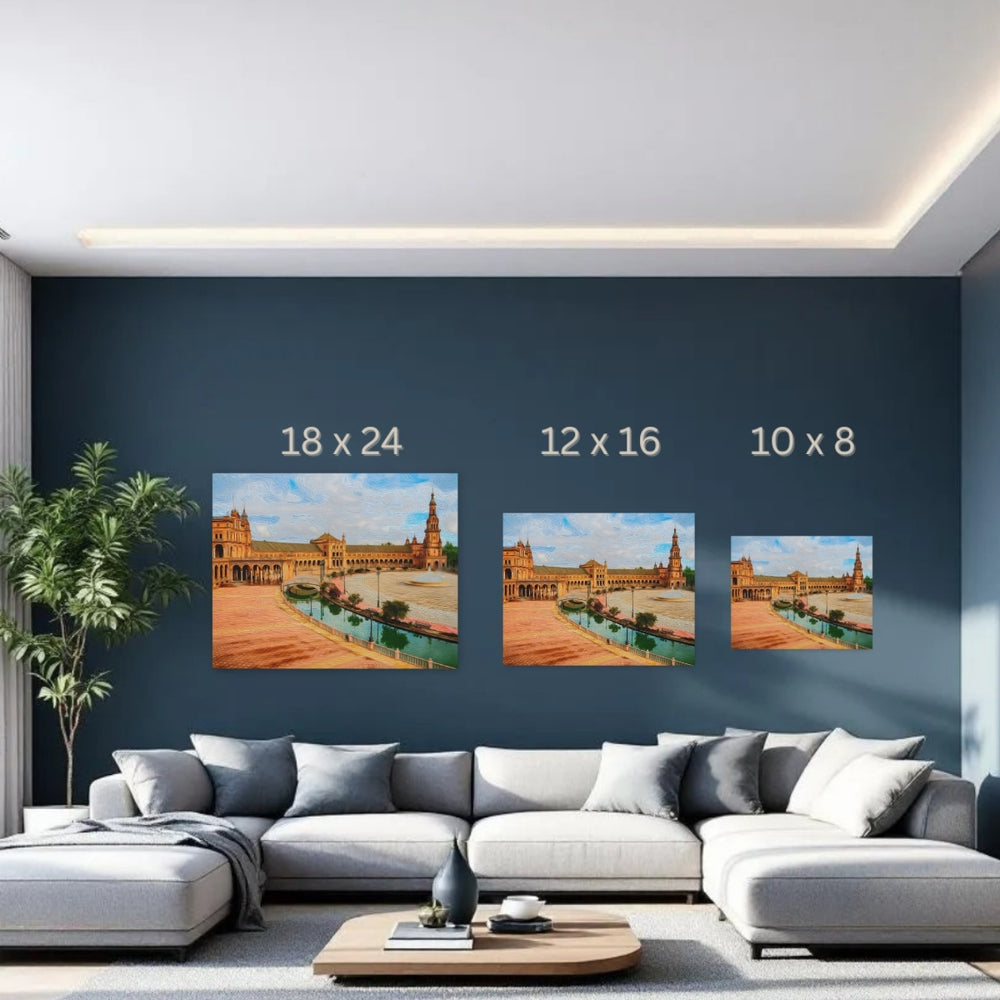 Seville, Spain | Plaza de España Seville | Original Series Gallery Canvas detail