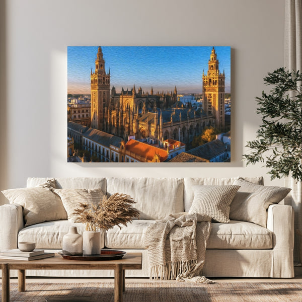 Seville, Spain | Seville Cathedral and Giralda | Original Series Gallery Canvas