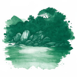 Seychelles canvas wall art