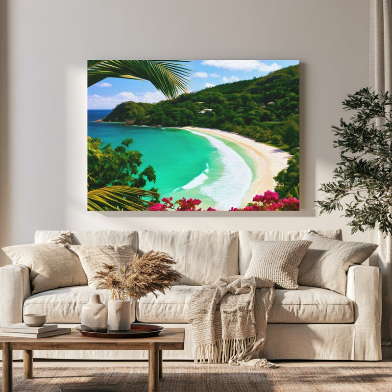 Anse Takamaka Bay Beach — Seychelles, view 1