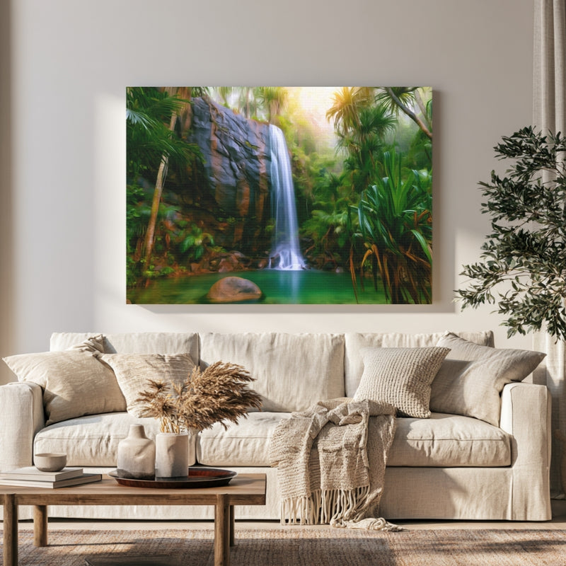 Seychelles Jungle Waterfall Pool — Seychelles, view 1
