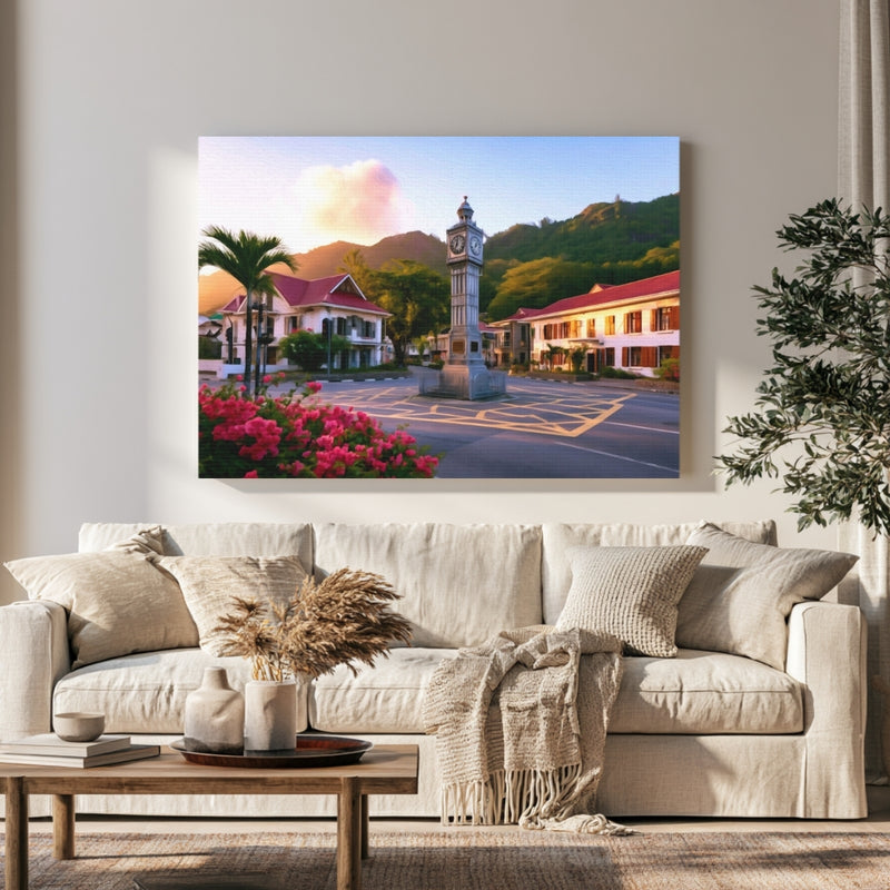 Victoria Clock Tower Seychelles — Seychelles, view 1