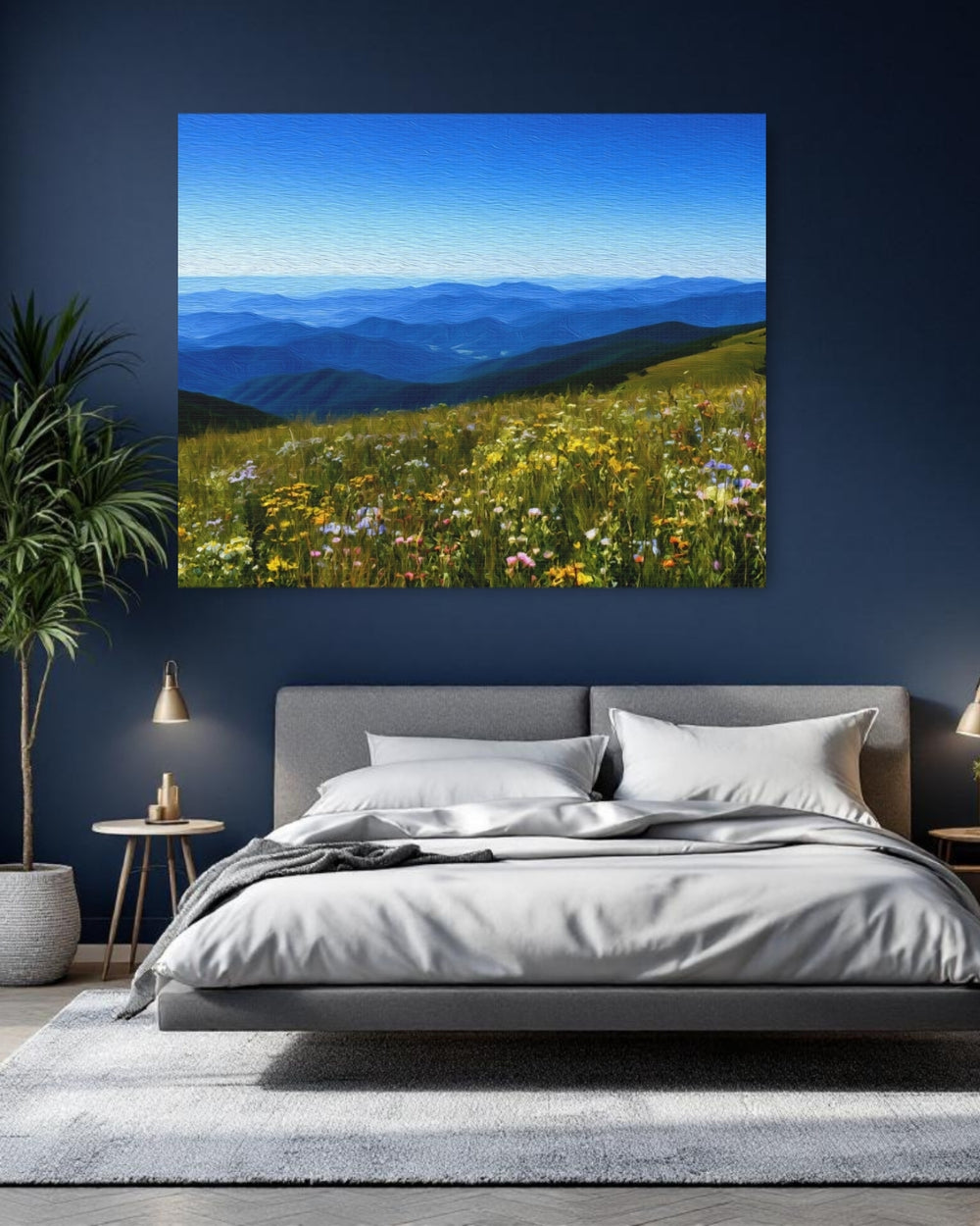 Shenandoah National Park, Virginia | Blue Ridge Wildflower Meadows | Original Series Gallery Canvas detail