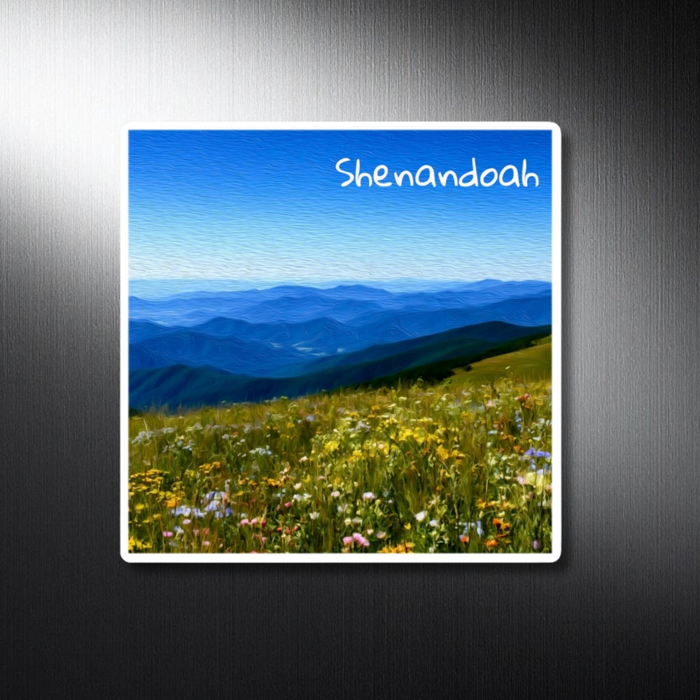Shenandoah National Park, Virginia | Blue Ridge Wildflower Meadows | Original Series Decorative Magnet